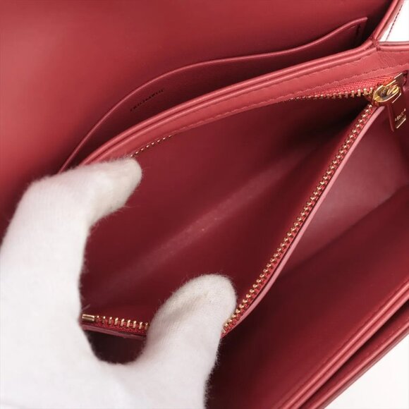 Celine Triomphe teen Leather Shoulder bag Pink - Picture 9 of 15